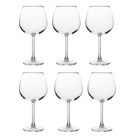 JOGO 6 TAÇAS PARA VINHO ENOTECA DE VIDRO PASABAHÇE - 780ML