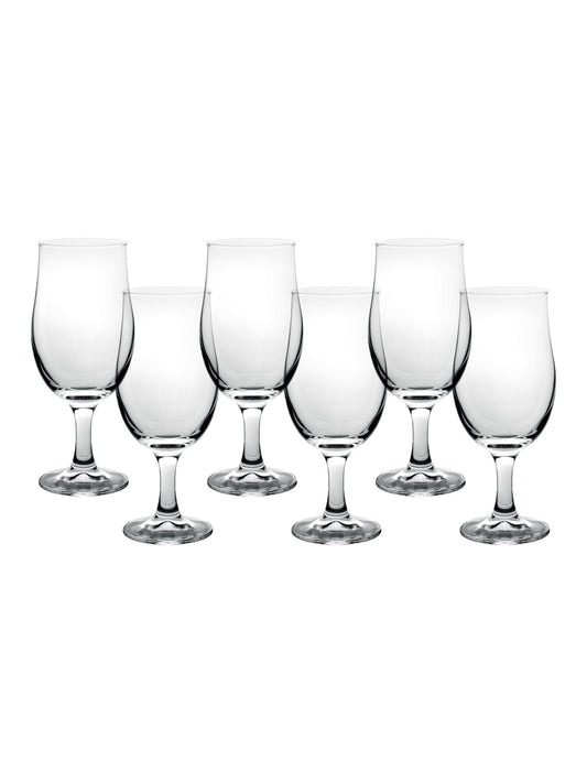 JOGO 6 TAÇAS PARA CERVEJA DRAFT DE VIDRO PASABAHÇE - 380ML