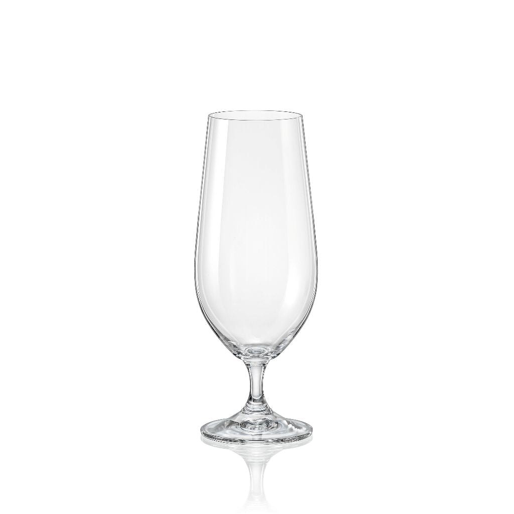 Jogo 6 Taças para Cerveja Chopp Lara Cristal Bohemia - 380ml