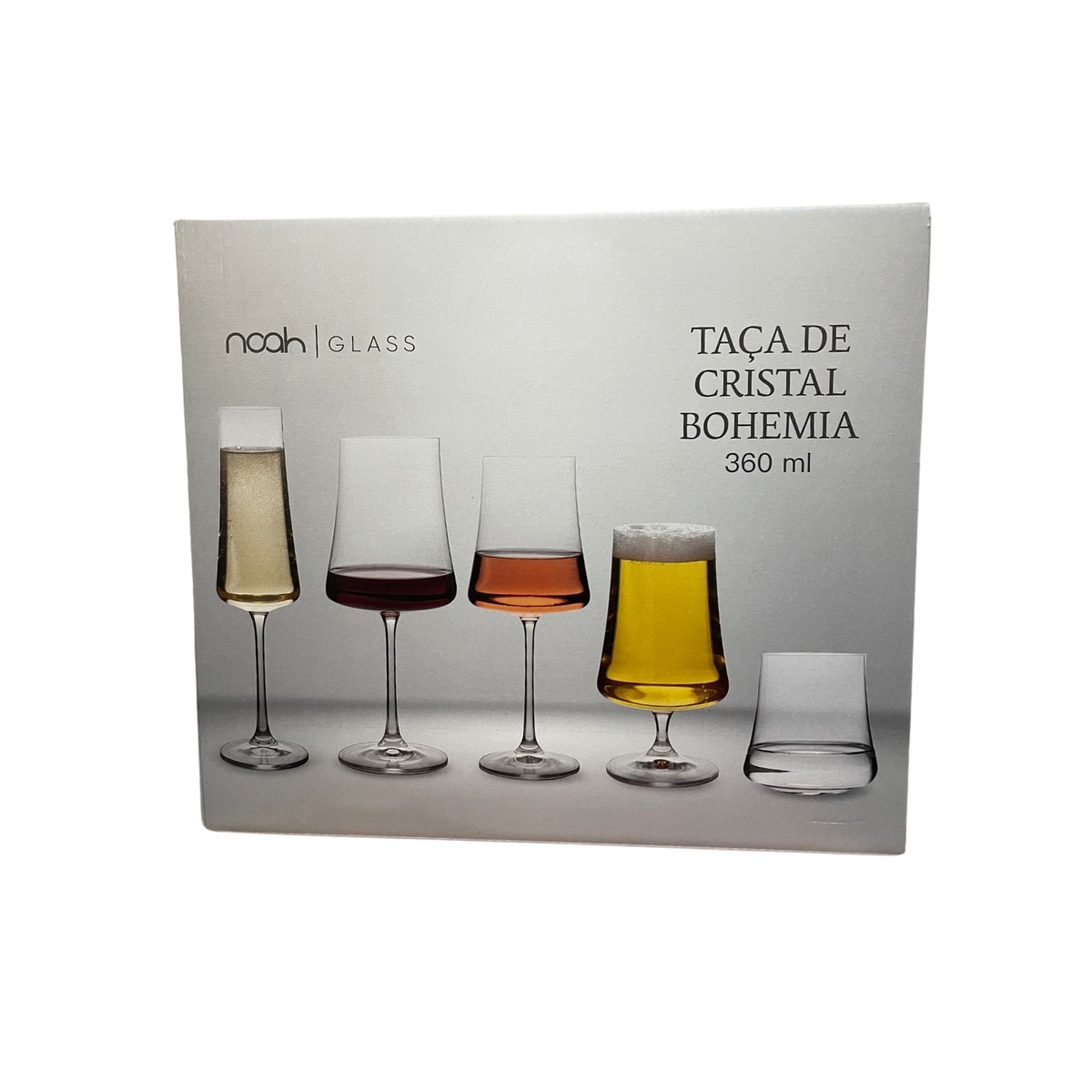 Taça De Vinho Luxo Cristal Bohemia - 360ml