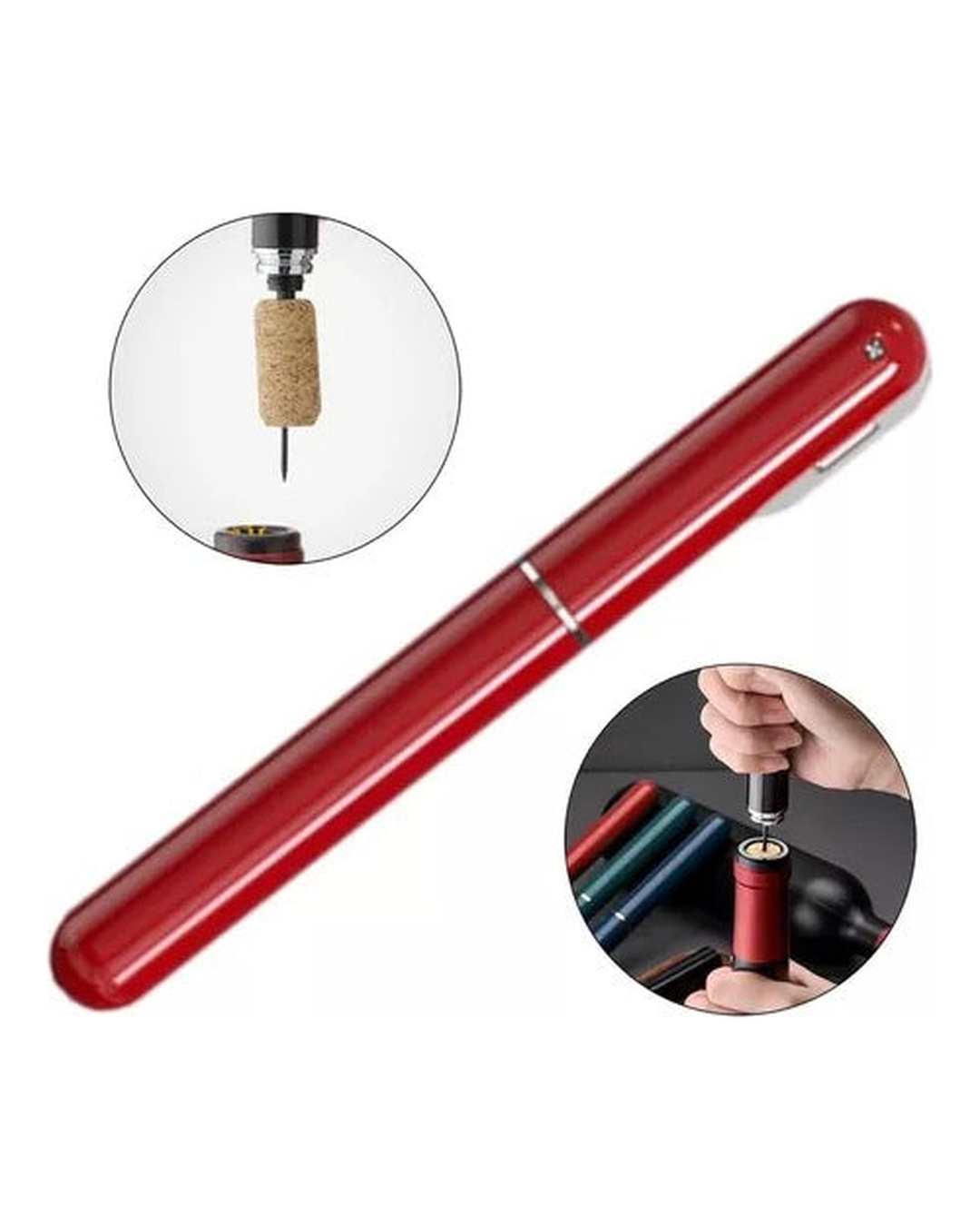 SACA ROLHAS ABRIDOR DE VINHO CRIATIVO BOMBA COLORIDO