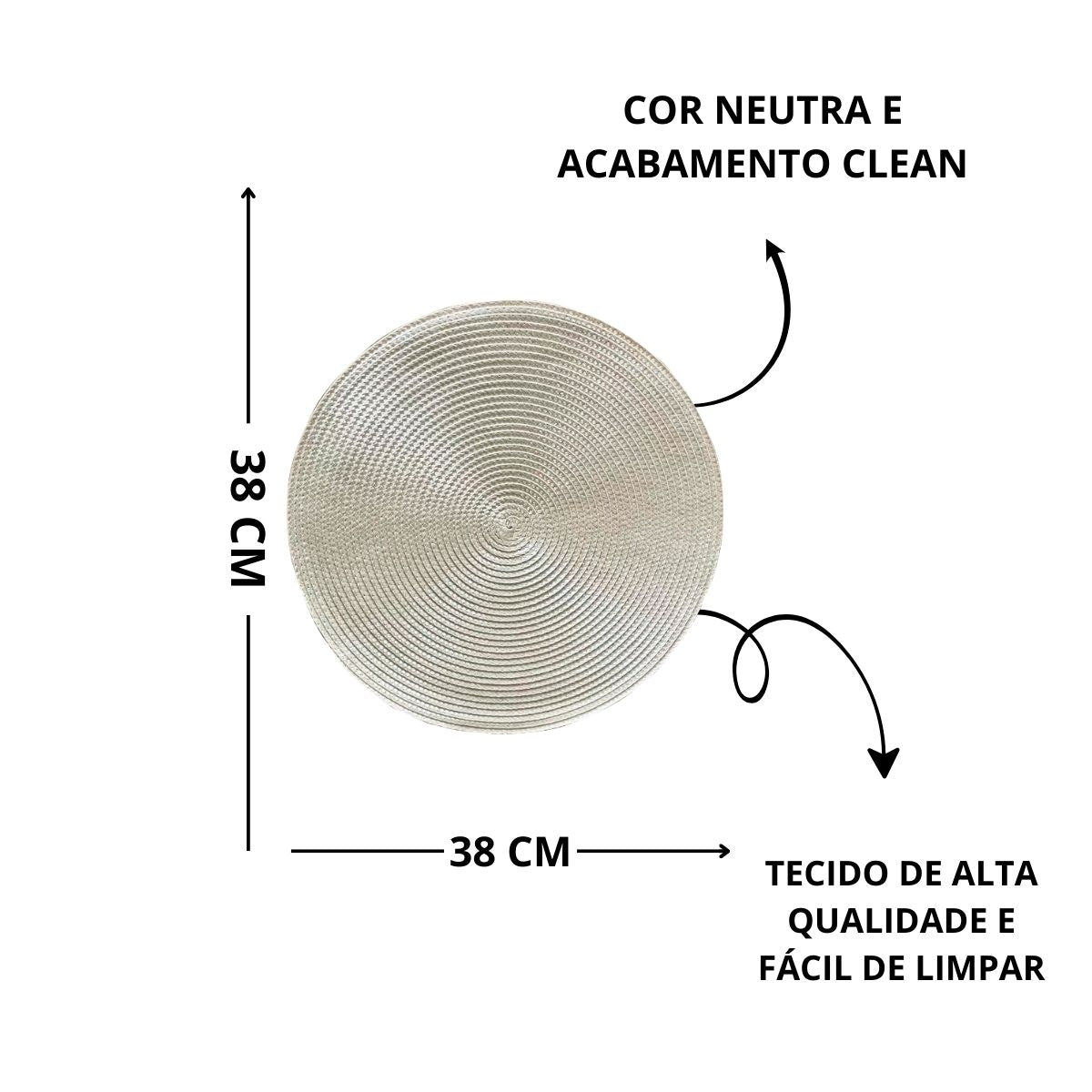 JOGO AMERICANO LUNA CRU - NDI