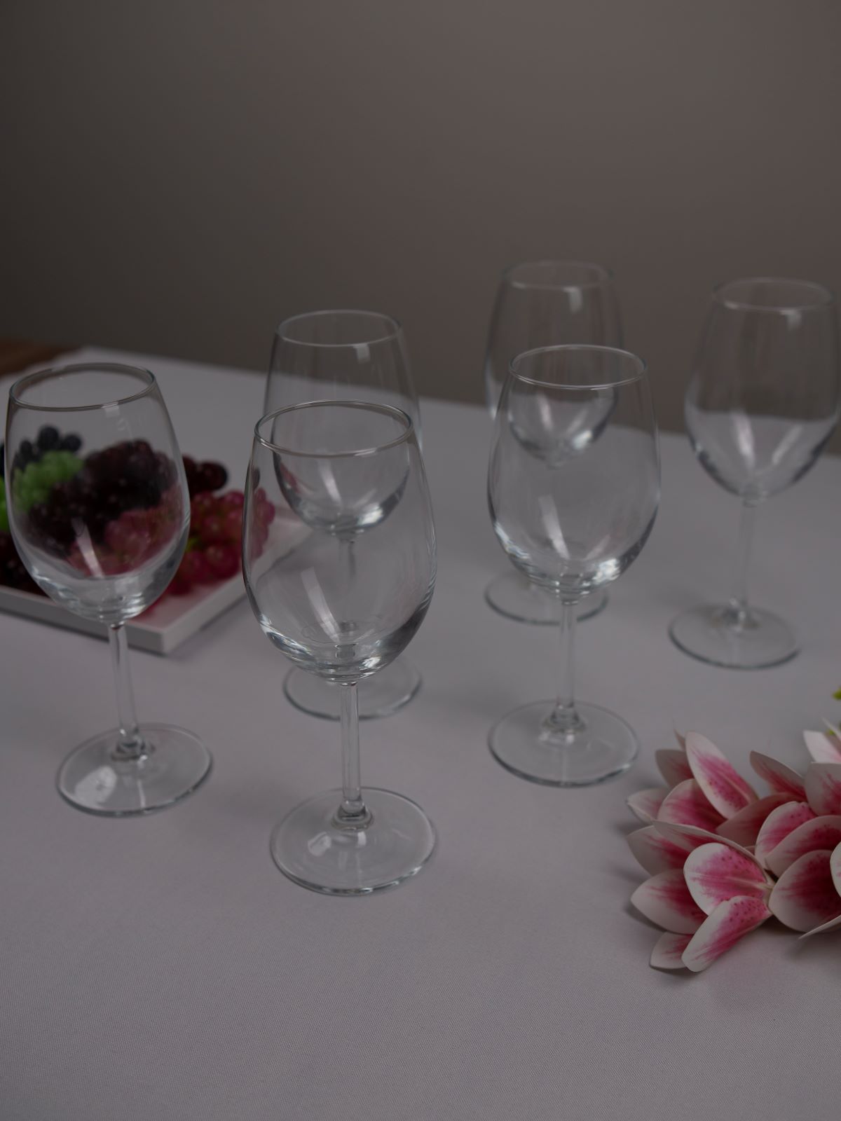 JOGO 6 TAÇAS PARA VINHO SIDEIRA DE VIDRO PASABAHÇE - 360ML