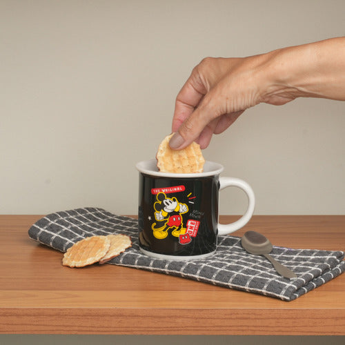 Caneca De Porcelana Retrô Mickey 300ml Licenciada Disney