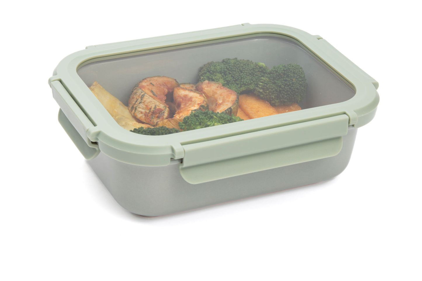 POTE HERMÉTICO DE CERÂMICA RESISTENTE A FORNO E FREEZER COR MENTA - 1L