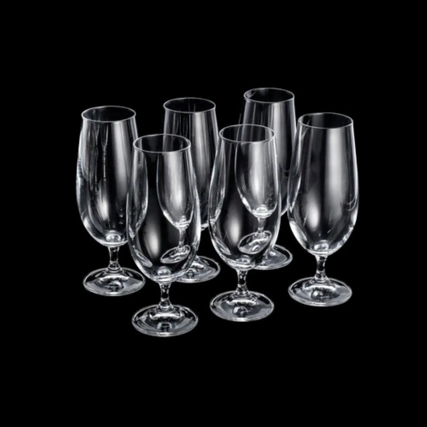 Jogo 6 Taças para Cerveja Chopp Lara Cristal Bohemia - 380ml
