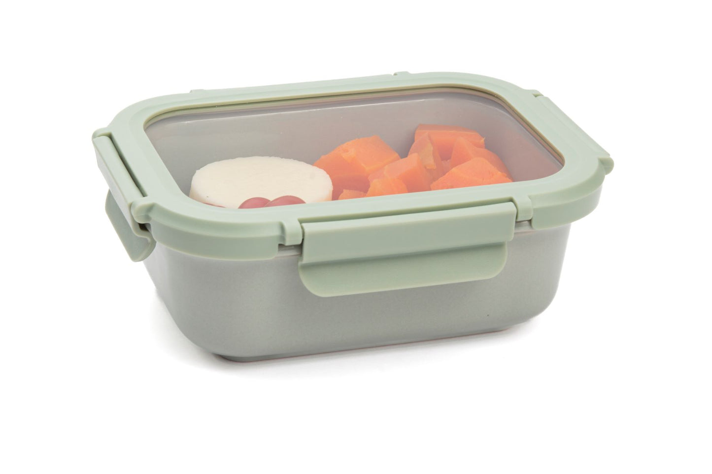 POTE HERMÉTICO DE CERÂMICA RESISTENTE A FORNO E FREEZER COR MENTA - 700ml