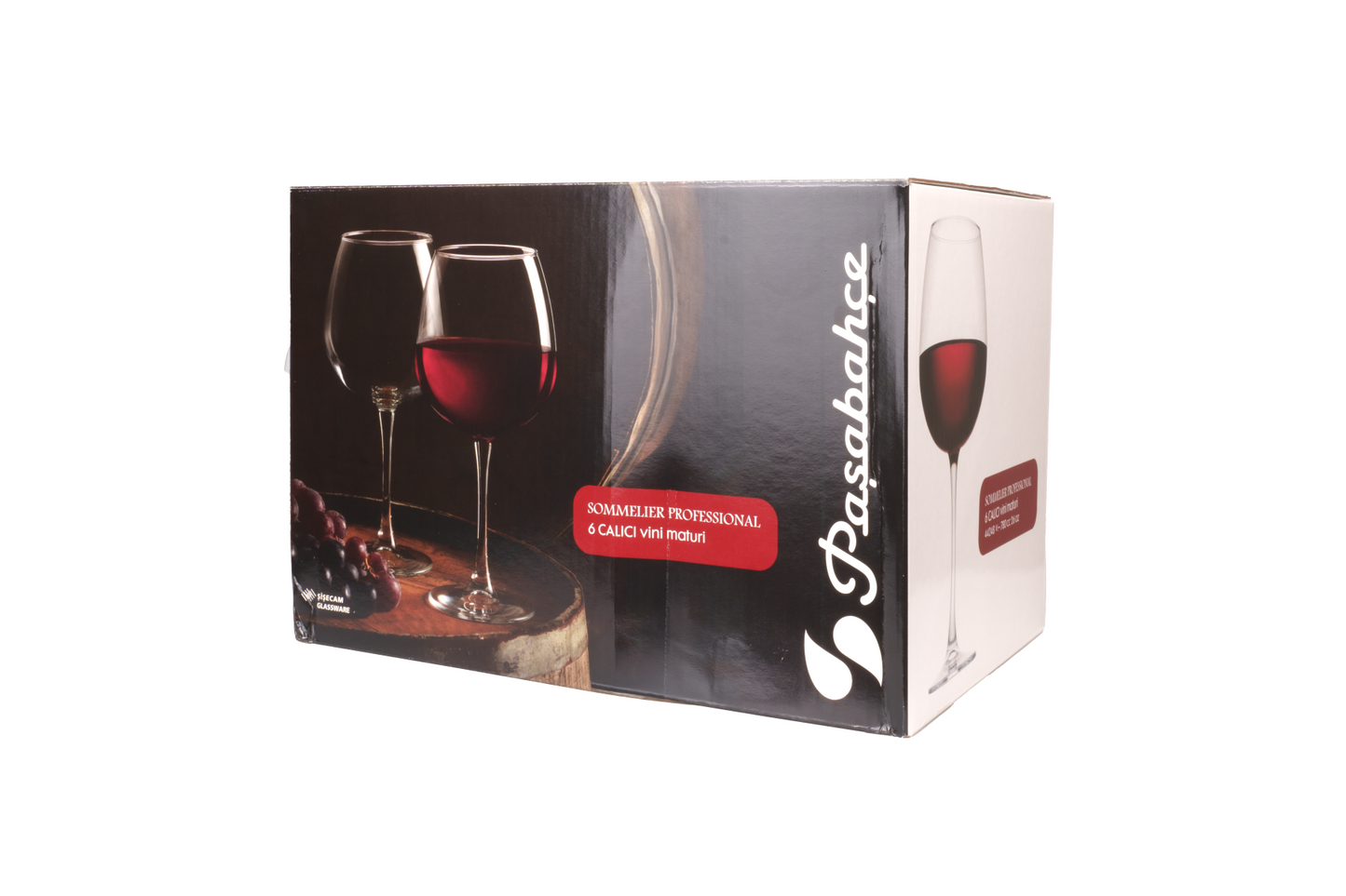 JOGO 6 TAÇAS PARA VINHO ENOTECA DE VIDRO PASABAHÇE - 780ML