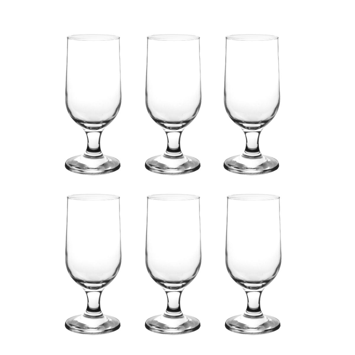 Jogo 6 Taças para Cerveja Pasabahçe de Vidro - 300ml