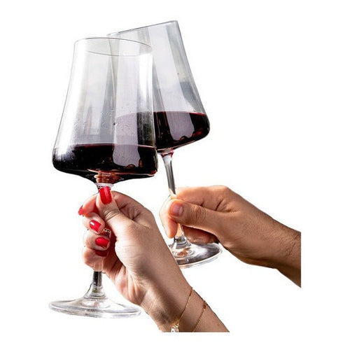 Jogo 6 Taças De Vinho Cristal Bohemia Xtra 460ml Luxo Cristalex