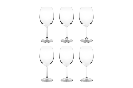 JOGO 6 TAÇAS PARA VINHO SIDEIRA DE VIDRO PASABAHÇE - 440ML