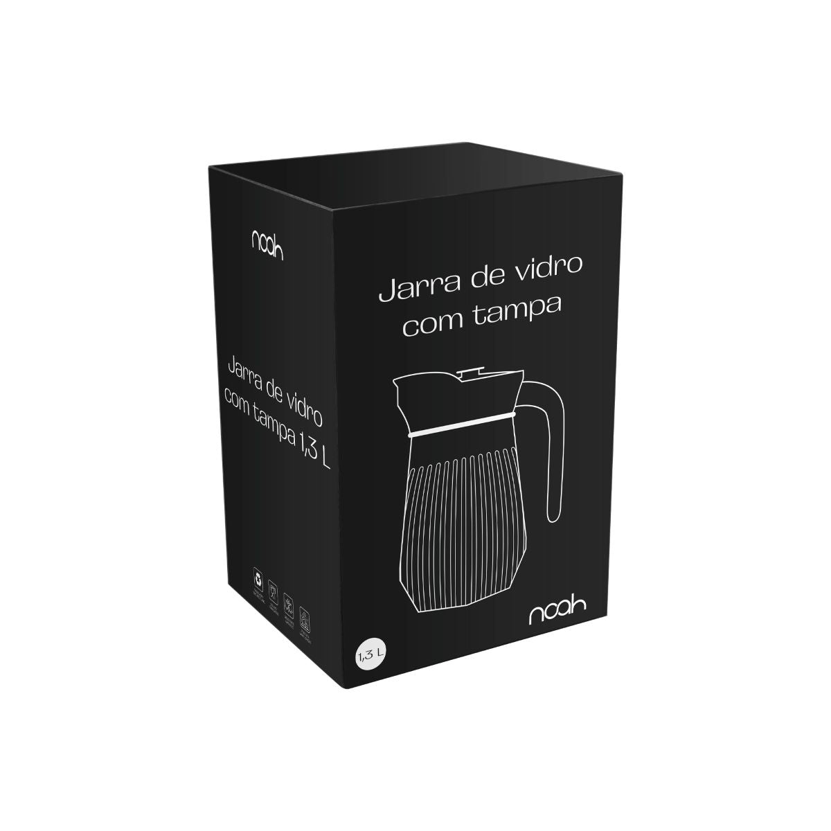 JARRA SUCO CRYSTAL DE VIDRO - 1,3L