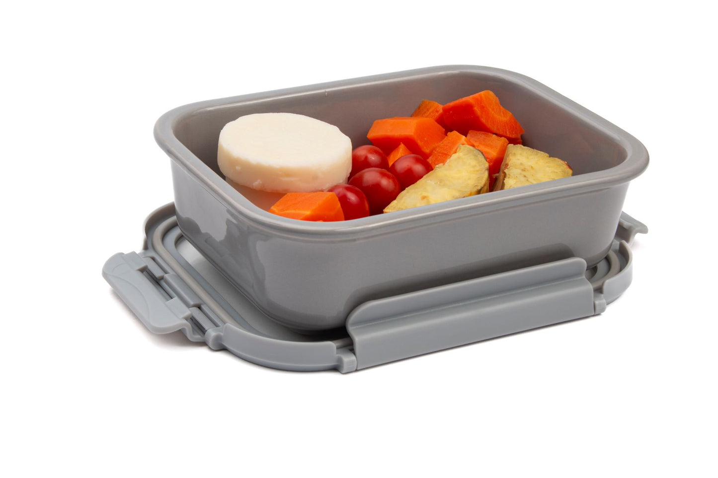 POTE FORNO FREEZER HERMÉTICO DE CERÂMICA CINZA - 450ML