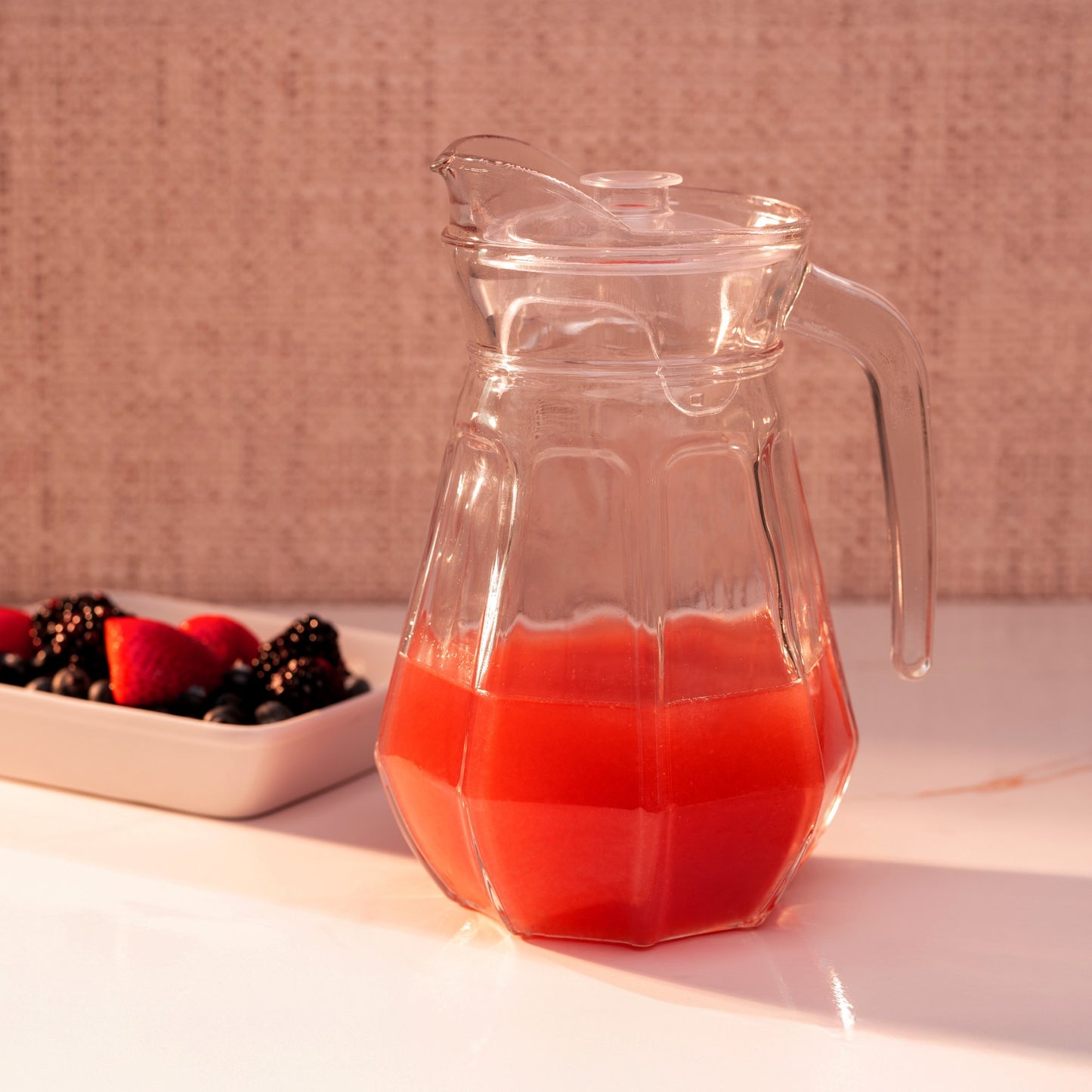 JARRA SUCO GOLD COM TAMPA DE VIDRO - 1,3ML