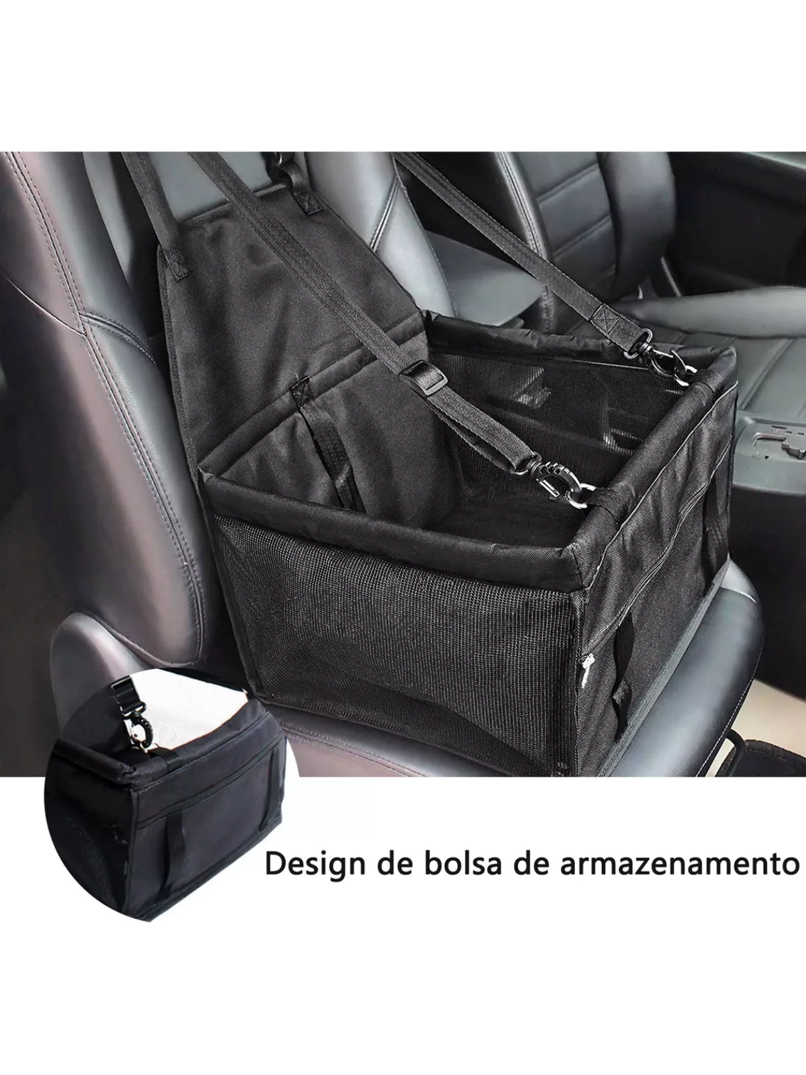 CADEIRINHA ASSENTO DE CARRO PARA TRANSPORTE PET