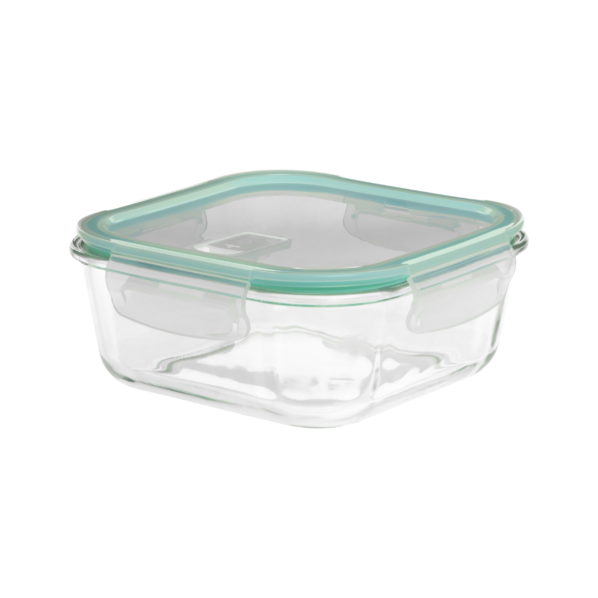 Pote Marmita de Vidro Hermético com Trava Cor Verde - 1,2l