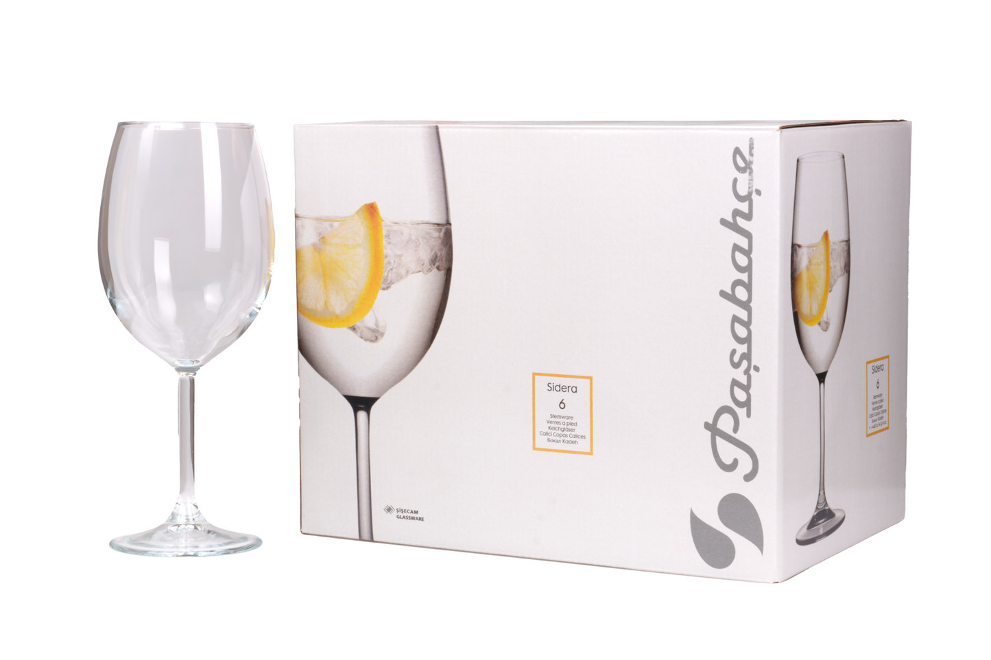 TAÇA PARA VINHO SIDEIRA DE VIDRO PASABAHÇE - 440ML