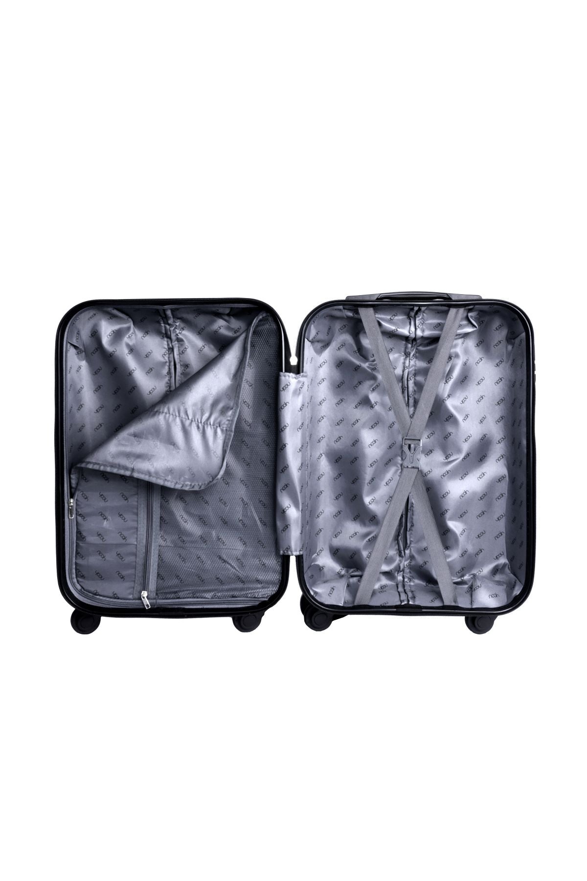 Kit 3 Malas De Viagem Rígida Preta