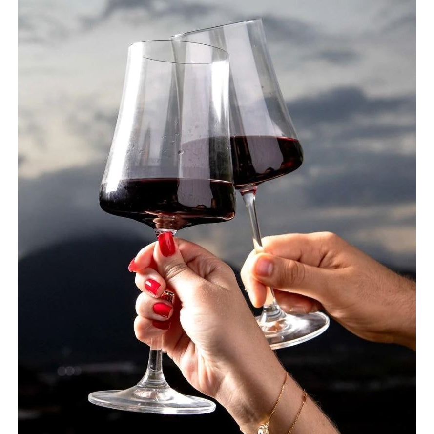 Jogo 2 Taças De Vinho Xtra Luxo Cristal Bohemia - 560ml