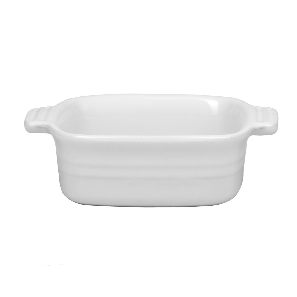 Travessa Quadrada Porcelana Branca Linha Évora - 350ml