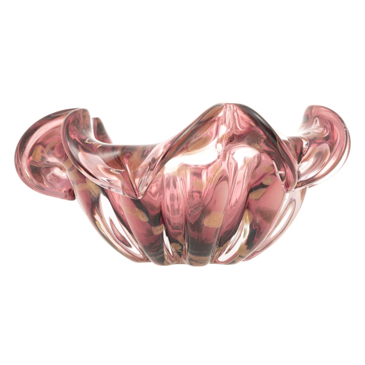 Centro de Mesa Estilo Murano Italy Púrpura e Rosé - Wolff