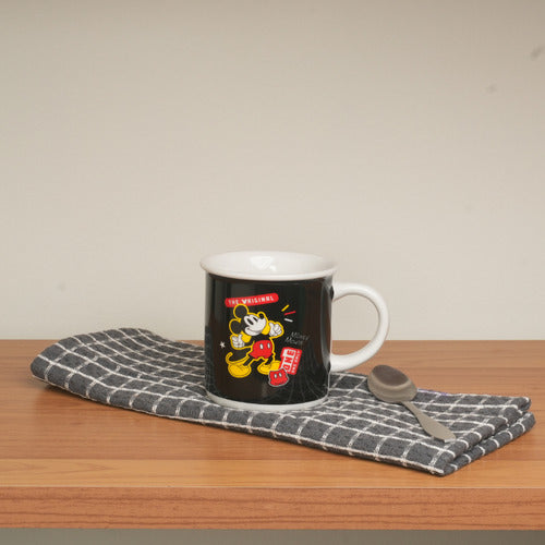Caneca De Porcelana Retrô Mickey 300ml Licenciada Disney