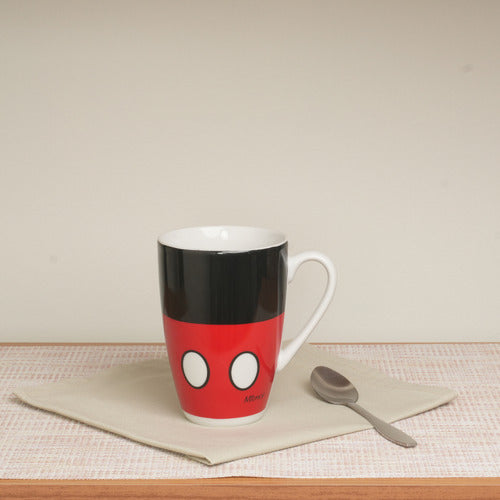 Caneca Porcelana Roupa Do Mickey 350ml Licenciada Disney