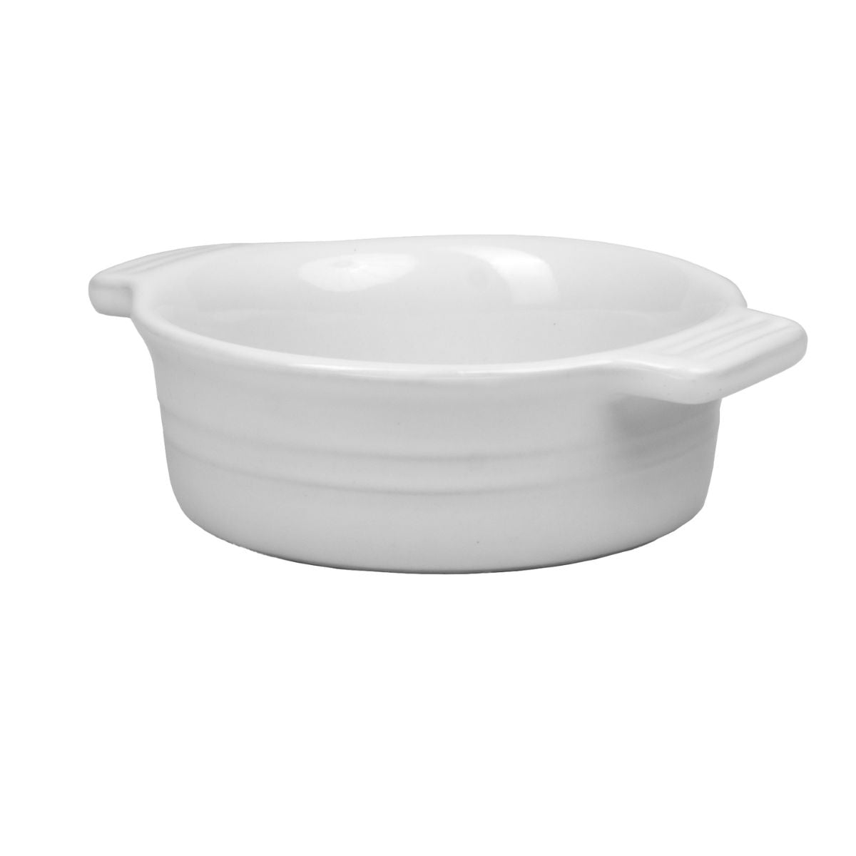 Travessa Redonda Cerâmica Branca Linha Évora - 300ml