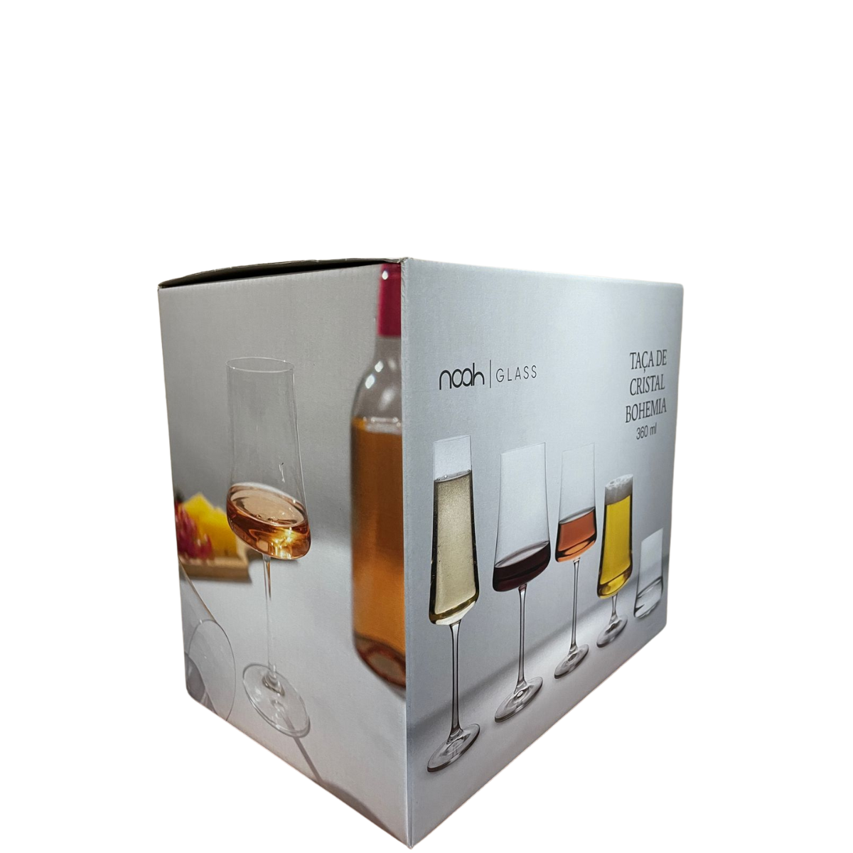 Taça De Vinho Luxo Cristal Bohemia - 360ml