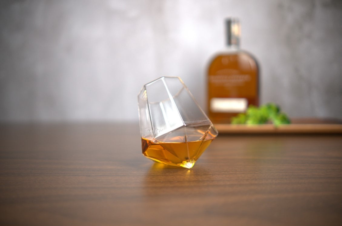 Copo Para Whisky Premium Diamante De Vidro - 300ml