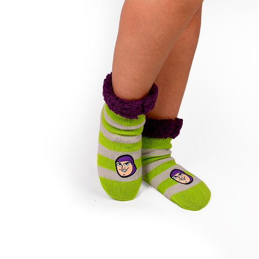 PAR MEIA INFANTIL BUZZ LIGHTYEAR - OFICIAL DISNEY