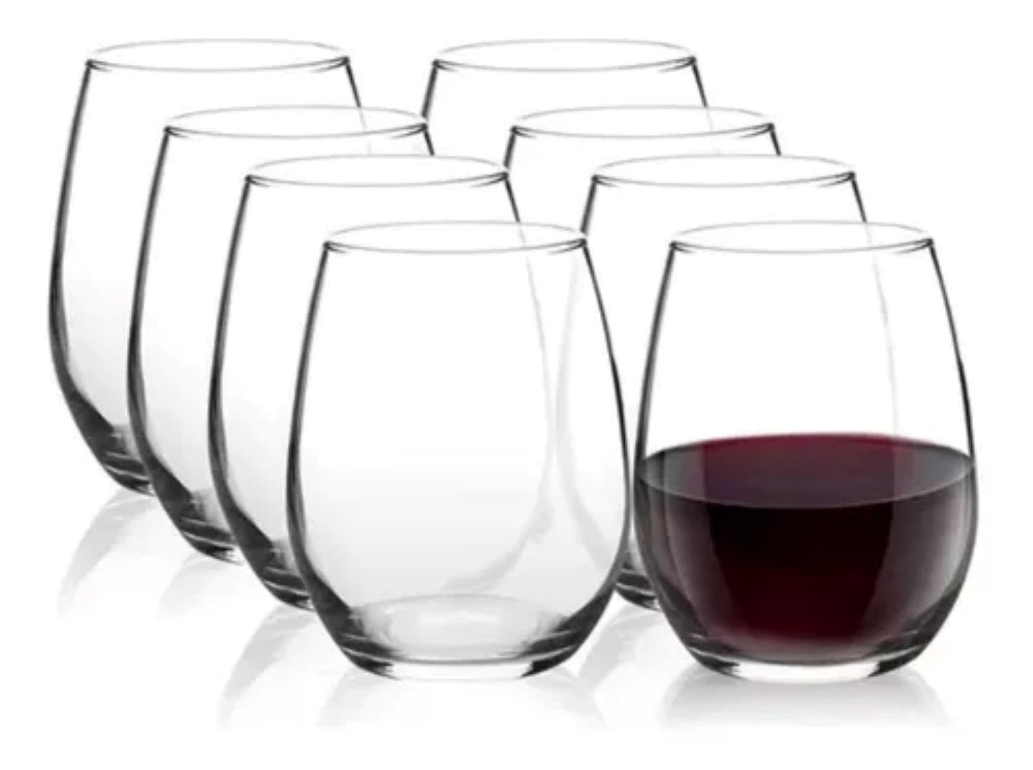 Jogo 6 copos para Água Amber Vidro - 440ml