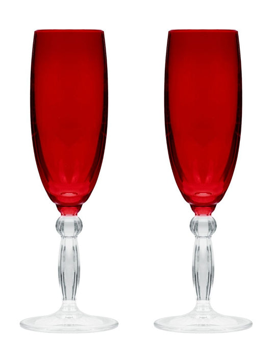 Jogo 2 Taças para Champagne Montis de Vidro Pasabahçe -355ml