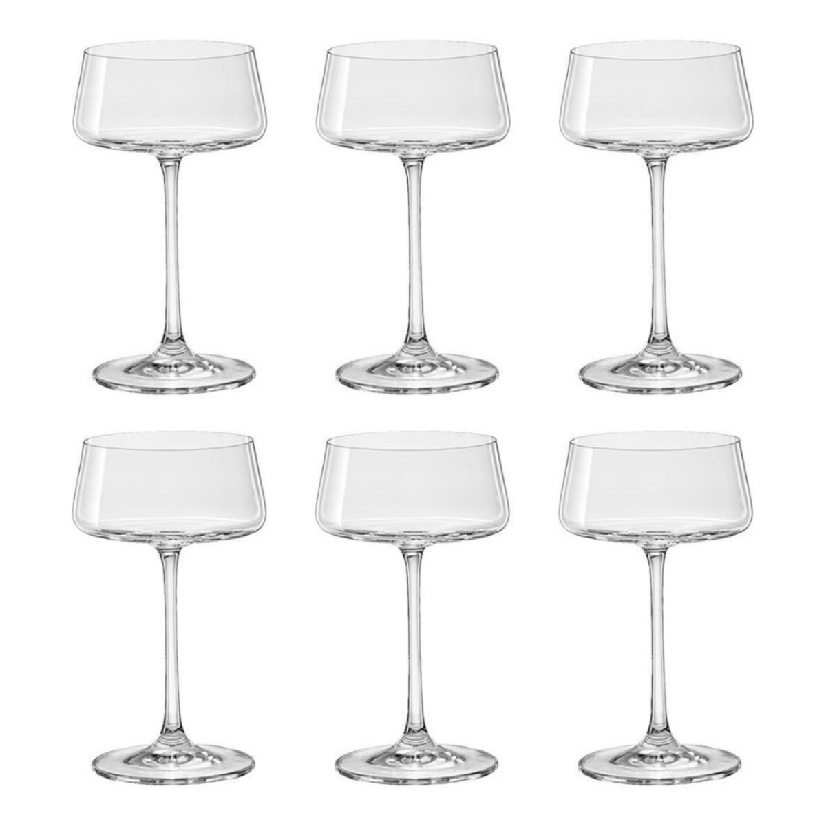 Taça Para Coquetel Cristal Bohemia Xtra 220ml Luxo