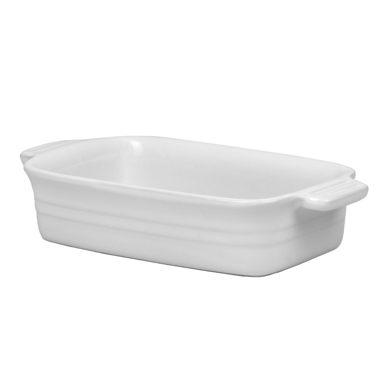Travessa Retangular Cerâmica Branca Linha Évora - 300ml