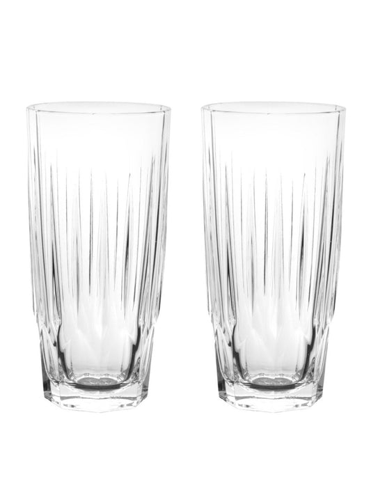 Jogo 2 Copos Long Drink Diamond de Vidro - 320ml