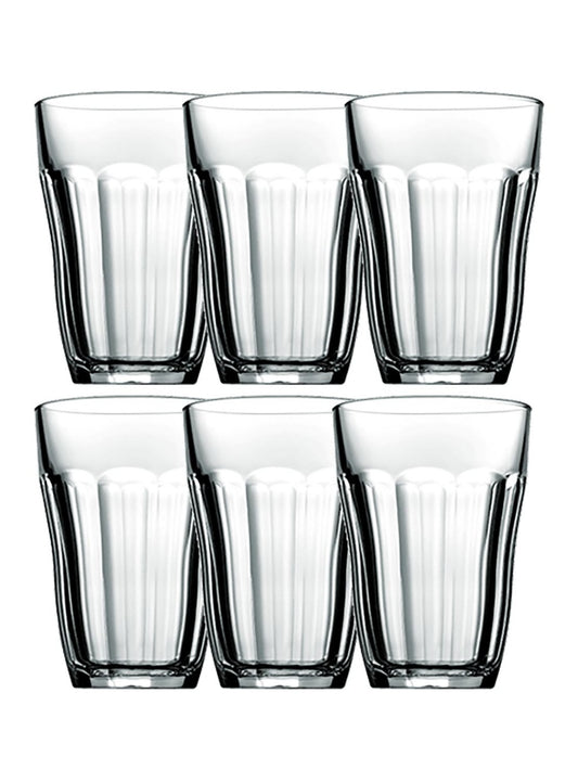 Jogo 6 Copos para Água Baroque de Vidro Pasabahçe - 220ml