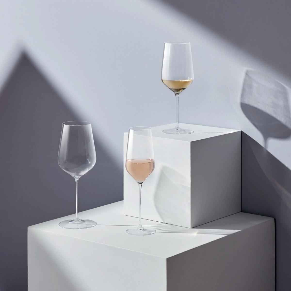 Jogo 2 Taças De Champagne Trio Stem Zero Linha Nude - 285ml