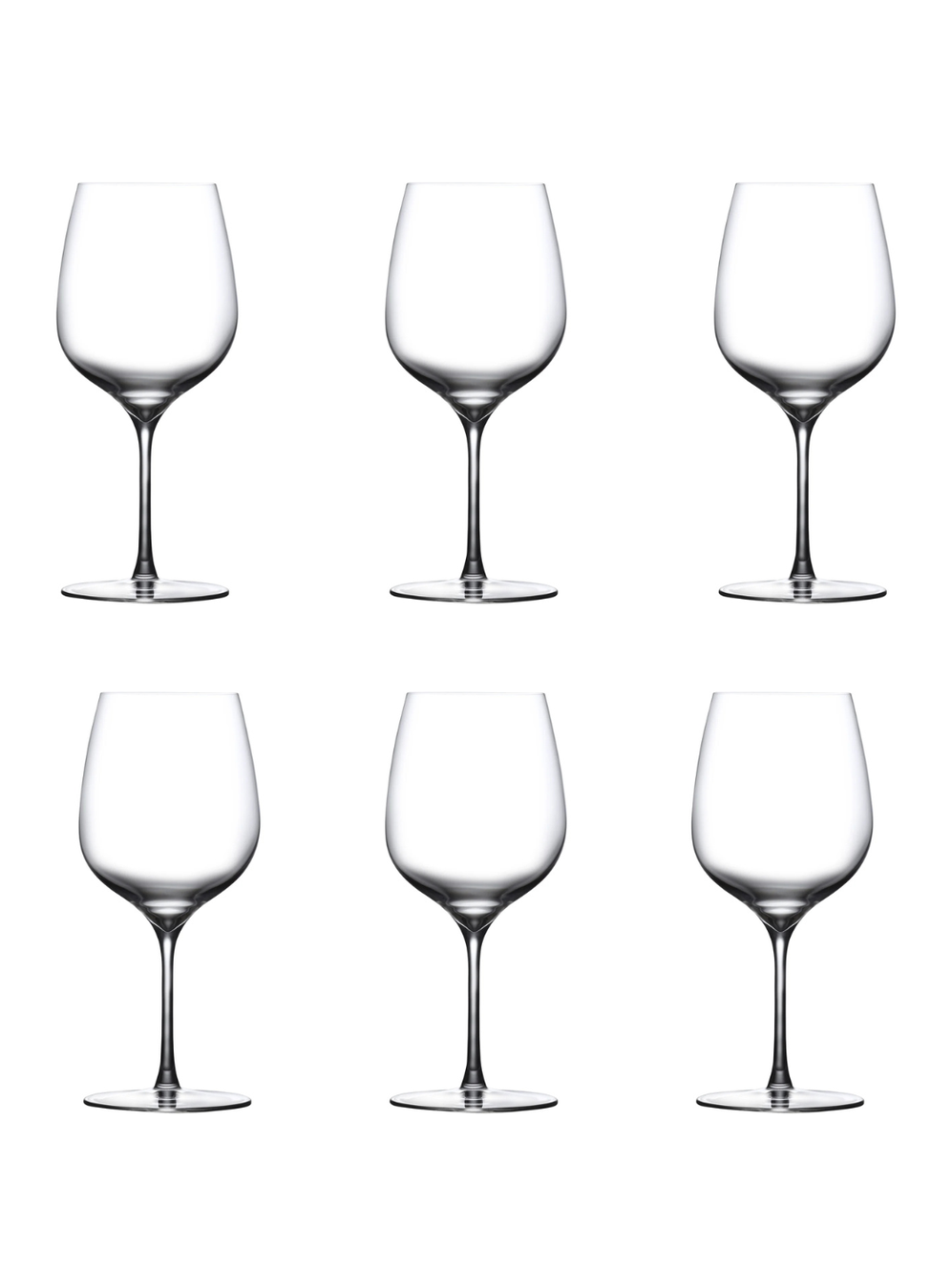 JOGO 6 TAÇAS PARA VINHO TERROIR DE CRISTAL NUDE GLASS - 590ML