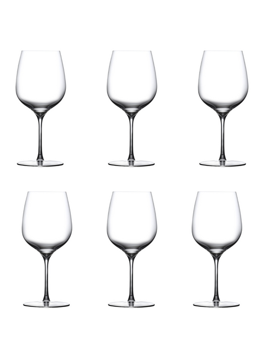 JOGO 6 TAÇAS PARA VINHO TERROIR DE CRISTAL NUDE GLASS - 590ML
