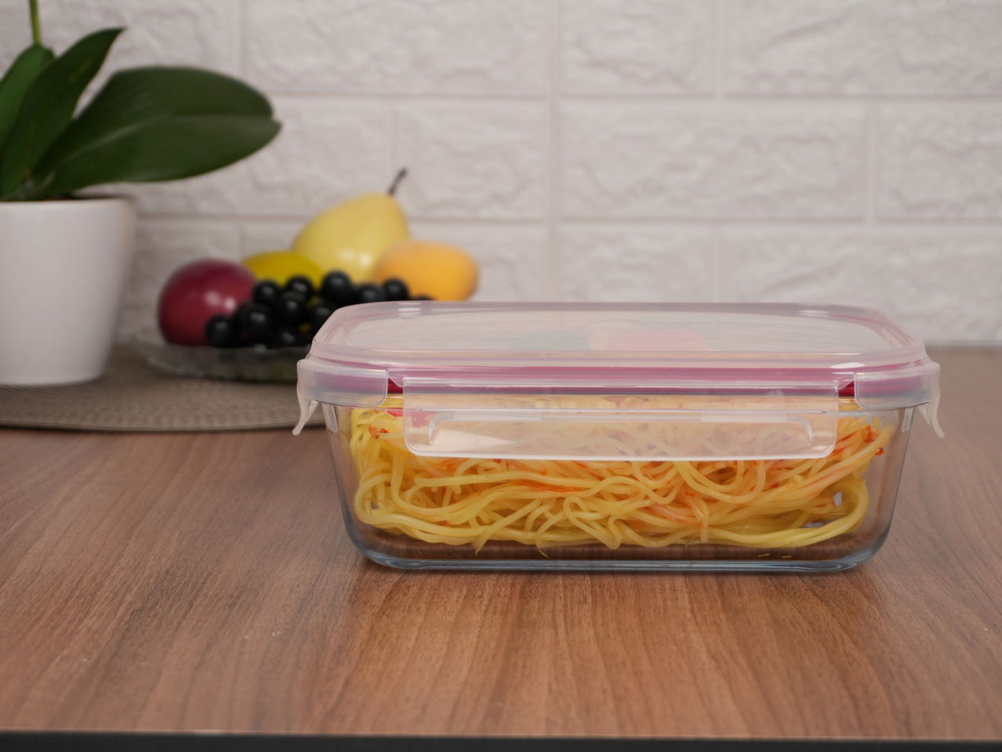 Pote Borossilicato Hermético Transparente - 1,5L