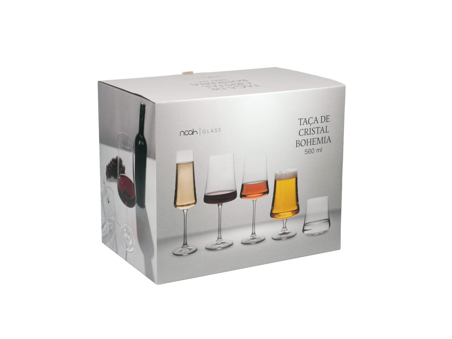 Taça De Vinho Luxo Cristal Bohemia - 560ml