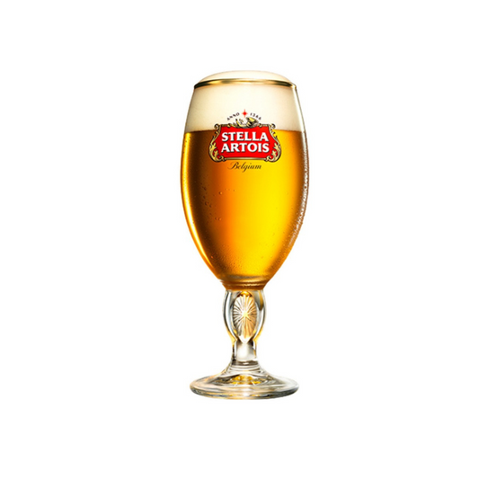 Taça De Cerveja Stella Artois 330ml Ambev Copo Borda Dourada Cálice