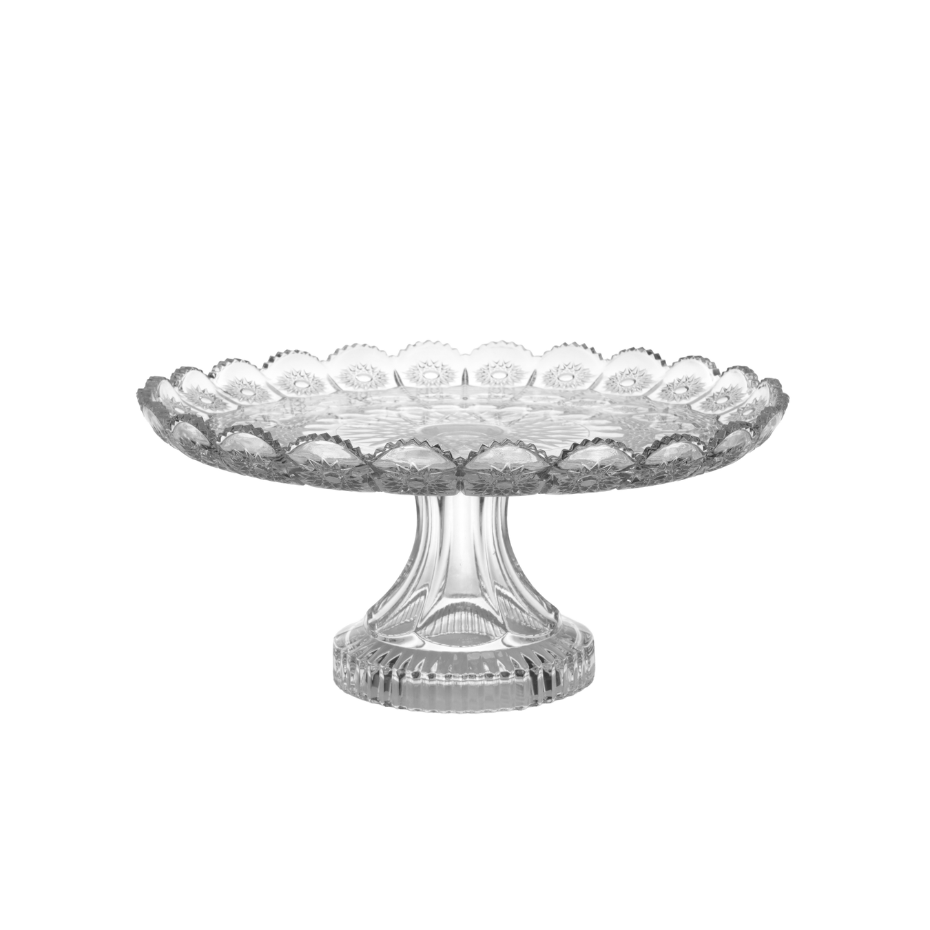 Boleira Prato Para Bolo Gourmet Sakara Com pé e tampa 29,5cm