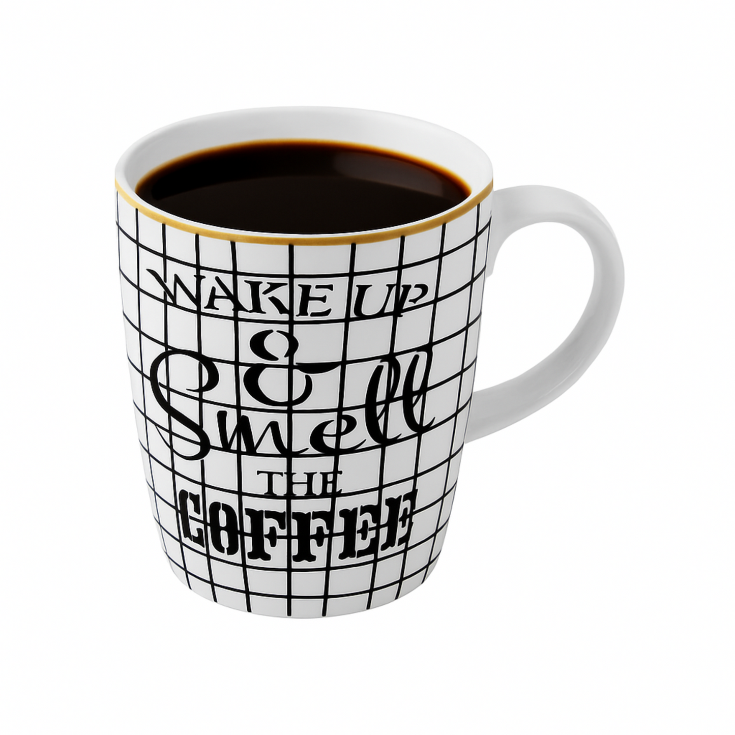 CANECA PARA CAFÉ WAKE UP DE PORCELANA - 230ML