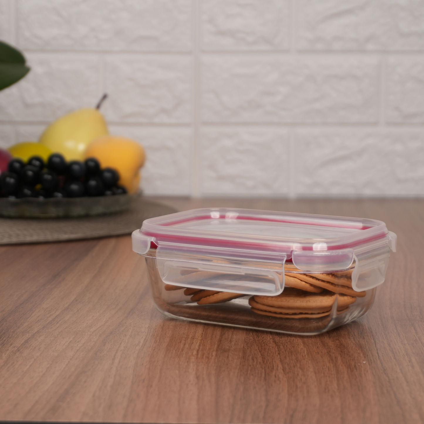Pote Borossilicato Hermético Transparente - 370ml