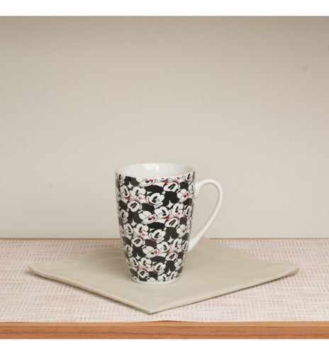 Caneca Porcelana Mickey Carinhas 350ml Licenciado Disney