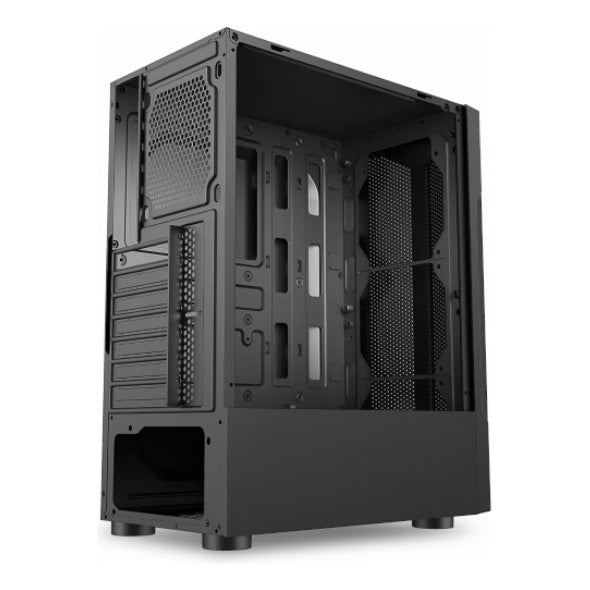 GABINETE DE COMPUTADOR PRETO SOMENTE ESTRUTURA ACOMPANHA 4 COOLERS