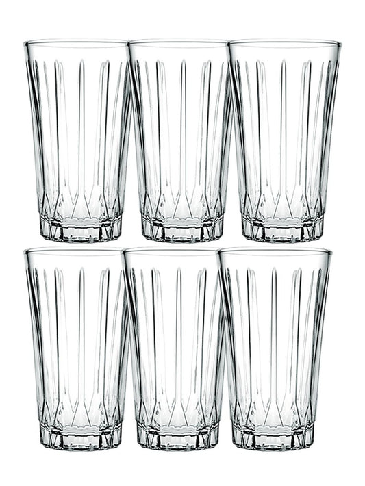 Jogo 6 Copos Long Drink Nessie de Vidro Pasabahçe - 340ml