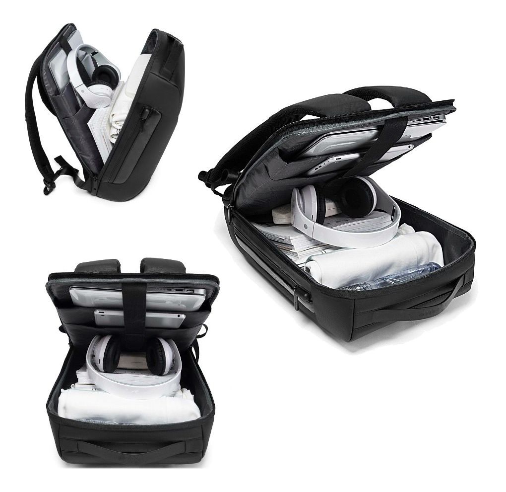 MOCHILA IMPERMEÁVEL ANTI-ROUBO EXECUTIVA COM CADEADO